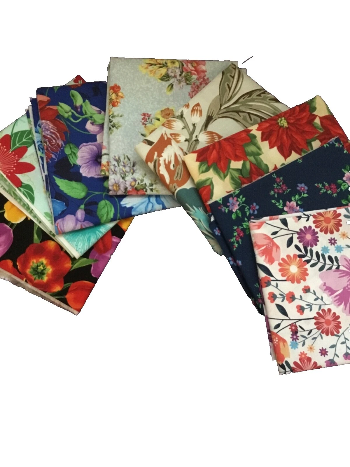 Floral Craft Fabric Fat Quarters, Bundles