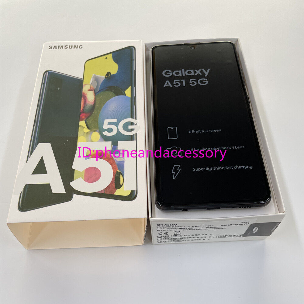 Samsung Galaxy A51 5G SM-A516U 128GB 6GB RAM Unlocked Smartphone- New  Unopened