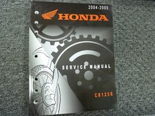 2004 2005 Honda CR125R Dirt Bike Motocross Motorcycle Shop Service Repair Manual