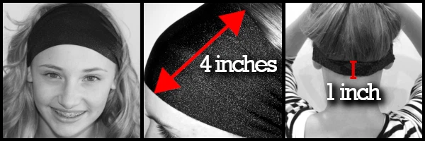 Wide Headbands, Discounts for multiples! Great for Adults and Youth - Image 3 of 3