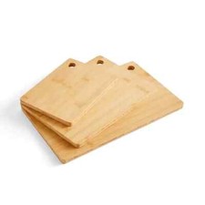 Image of Set of 3 Bamboo Chopping Boards - Durable, Eco-Friendly Kitchen Cutting Boards