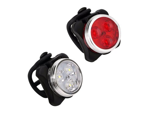 smartLAB hlight1 LED-verlichting voor helm, rugzak en tassen. In 2 kleuren. Set - 第 1/9 張圖片