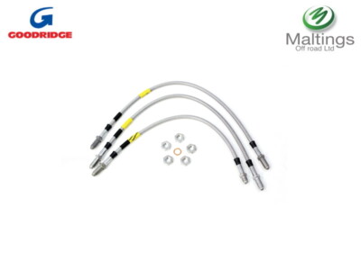 TERRAFIRMA GOODRICH EXTENDED BRAKE HOSES TF640DG FITS DEFENDER 90 PRE 99 