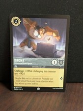 Disney Lorcana Shimmering Skies Kronk Unlicensed Investigator 178/204 Non Foil