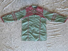 Women s New Blue Embroidered Cotton Pakistani Kurta