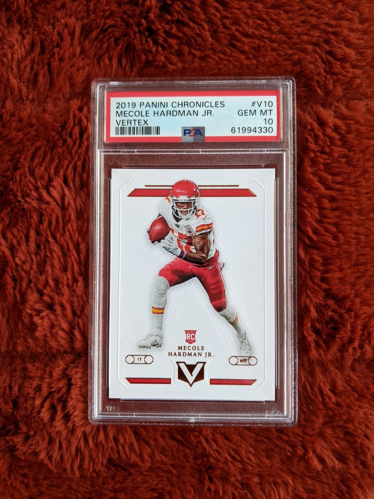 Mecole Hardman Panini Chronicles Vertex #V10 Base