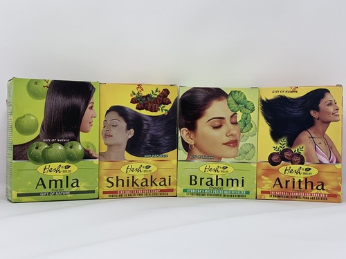 Hesh Shikakai/Hesh Brahmi/Hesh Aritha/Hesh Amla Herbal Powder 100g Combo Offer