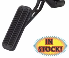 Lokar XBAG-6092 - 1967-69 Camaro Gas Pedal Pad Alum/Rubber Insert - Black