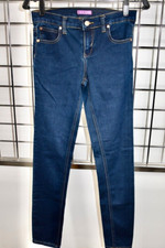 Aqua Dark Blue Skinny Jeans Low Rise Size 16 Youth On Sale