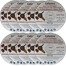 10 Pack “ 4 1/2 Cut Off Wheel Concrete Grinding Wheel For Cutting Masonry Stone 