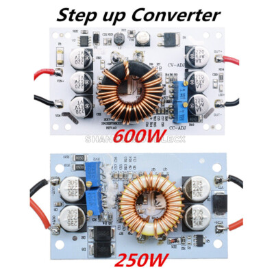 250/600W 10A Step Up DC Boost Converter Constant Current Power Supply LED