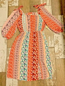 anthropologie boho dress