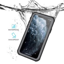 For iPhone 12/XS Max/11 Waterproof Case w/Built-in Screen Protector Shockproof