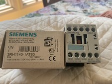 SIEMENS CONTROL RELAY #3RH1140-1AT60