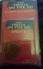 Sports Card Game Trivia Classic Trivia On The Go. Brand new, sealed