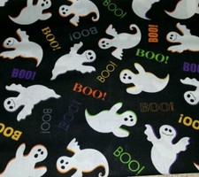 halloween spooky ghosts cotton precut fabric by david textiles fat quarters