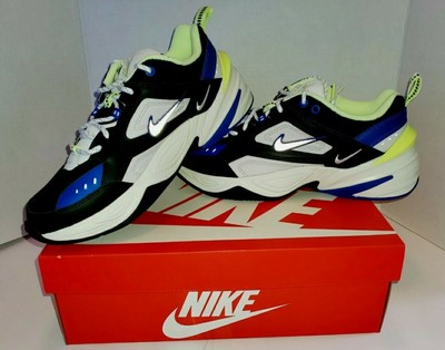 Nike M2k Tekno Black Royal Blue Volt Mens Size 10 New Ebay