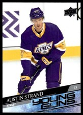 2020-21 UPPER DECK YOUNG GUNS Austin Strand Rookie Los Angeles Kings #722 R37