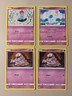 Tentacool 60/181, Nidoran 54/181, 2x Grimer 62/181 Pokemon Team Up common LP