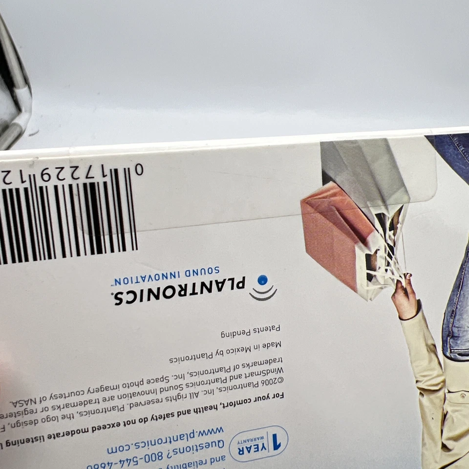 PLANTRONICS FLEX GRIP MX200 MOBILE EARBUD HEADSET NEW IN PACKAGE - Image 3 of 4