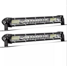 12'' inch LED Light Bar Spot Flood Combo for Truck SUV ATV Jeep Offroad Driving