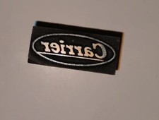 Carrier Vintage Printing Letterpress Printers Block
