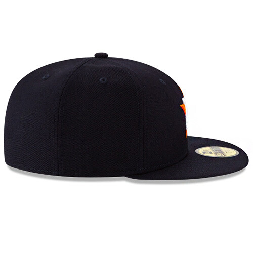 New Era Houston Astros Fitted Hat MLB Authentic Game Classic Wool Cap Size 7 3/4 - 第 5/7 張圖片