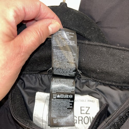 The North Face Snow Pant Size S/P (7/8) Black adjustable Waist Ez Grow - Picture 14 of 24