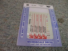 Microscale decals HO MC-4283 Western Express 40' trailer   N106