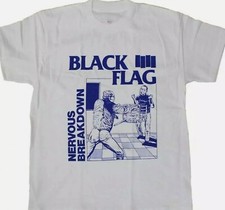 Black Flag T-Shirt Nervous Breakdown Punk Band Tee