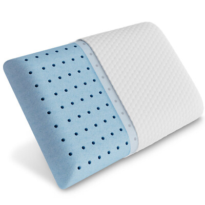 Memory Foam Neck Pillow for Side Sleepers - Comfy Soft Cervical Support Pillow