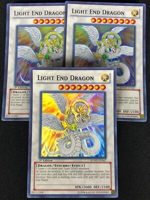YUGIOH LIGHT END DRAGON RYMP-EN067 1ST SUPER X3 (LP)