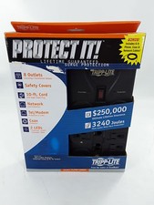 Tripp Lite Protect It  3,240-Joules Surge Protector for Modem, Coaxial, and Eth