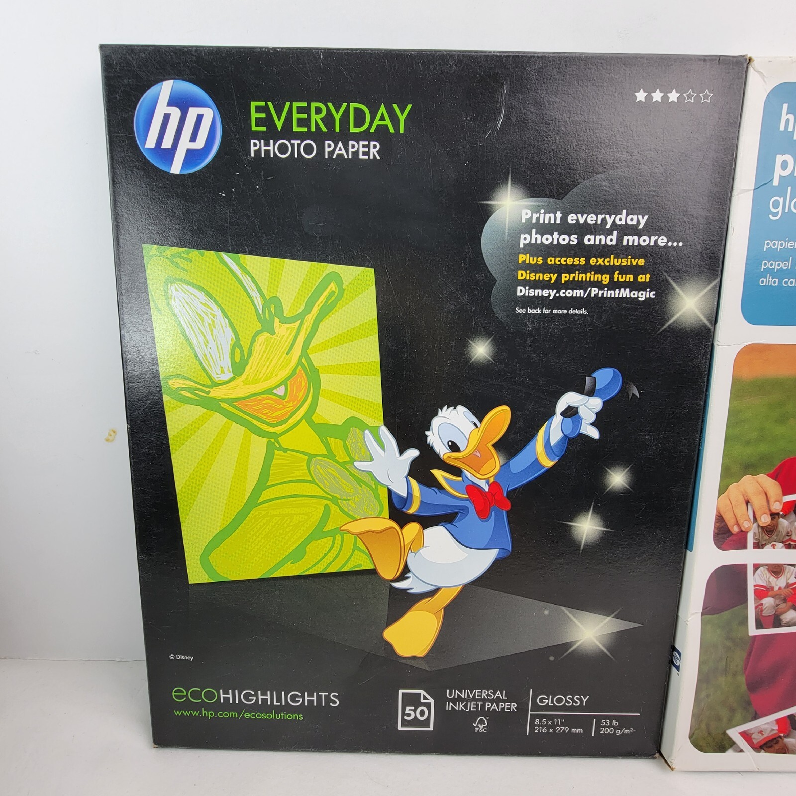 Lot HP Premium 8.5" x 11" Glossy Ink Jet Photo Paper 65 Sheets 7.5 mil & 200 g/m