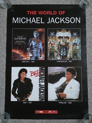 Michael Jackson Poster 'The World of Michael Jackson' Original