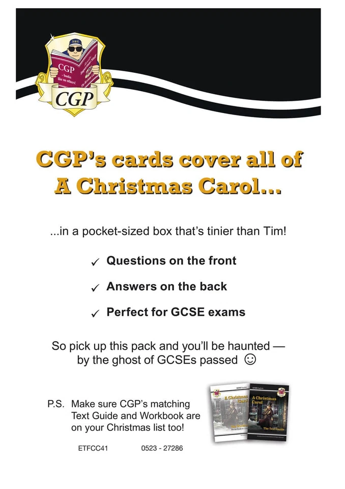 GCSE English - A Christmas Carol Revision Question Cards - Image 2 of 4