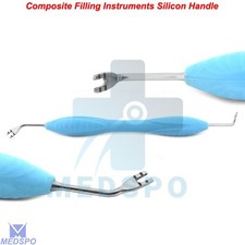 Dental Composite Filling Instruments Silicon Handle Restorative Restoration Tool