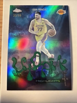 Topps Chrome Cactus Jack 2025-26 Luka Dončić UH-20 Utopia Highlights /99 SSP