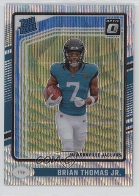2024 Donruss Optic Premium Box Set Wave Prizm Brian Thomas Jr Rookie RC 10vb