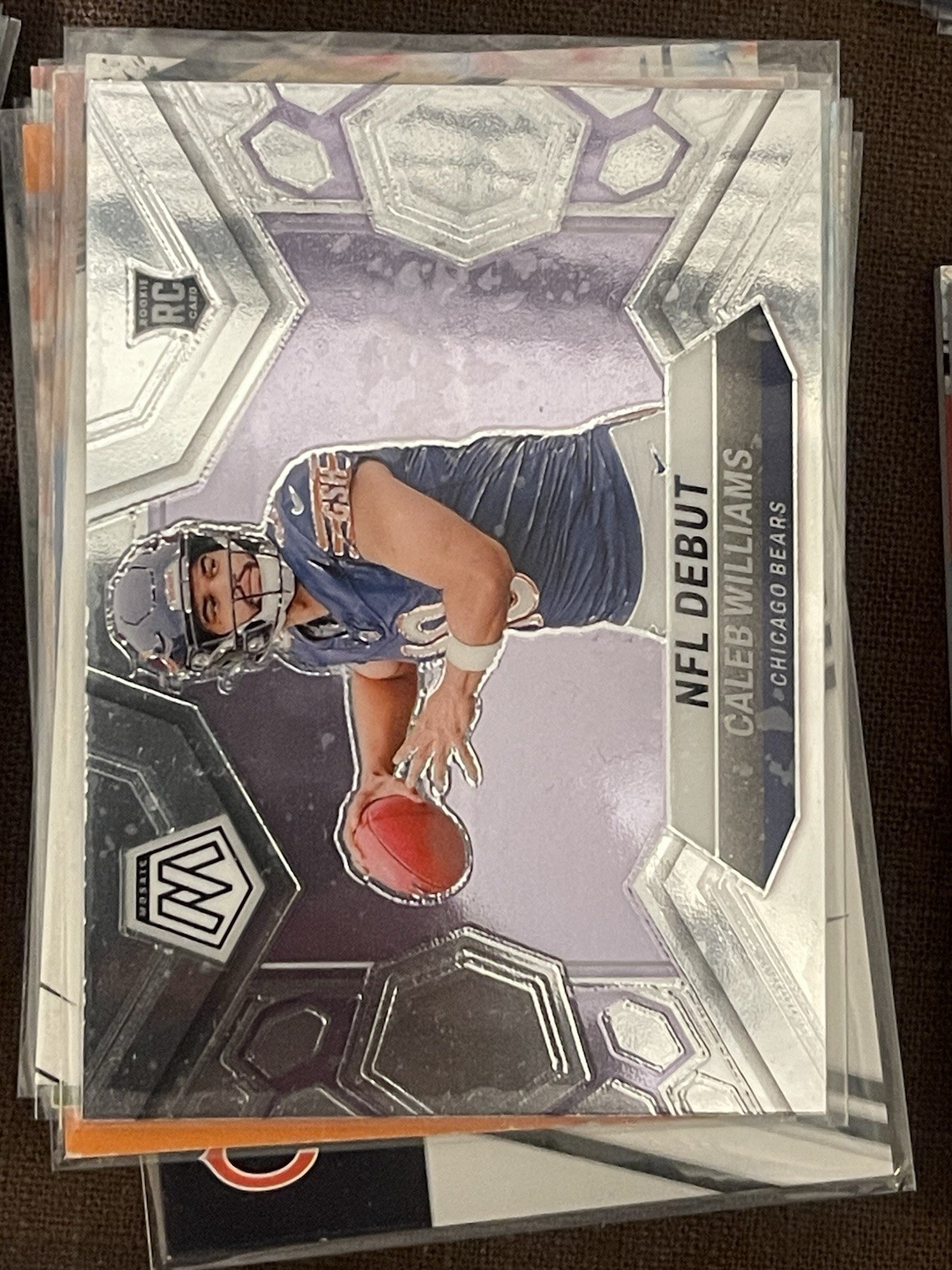 2024 Panini Mosaic NFL Debut Caleb Williams #289 Mosaic Prizm (RC)