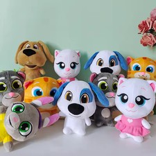 Talking Tom and Friends Plush Toy Cat Dog Cartoon Game Stuffed Animal Doll Set