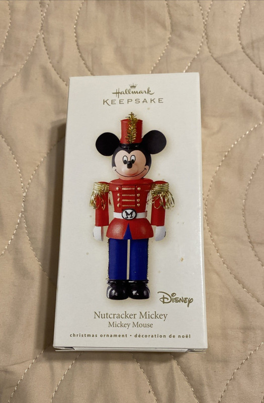 Hallmark Keepsake Nutcracker Mickey Mouse Disney Ornament 2008 NEW