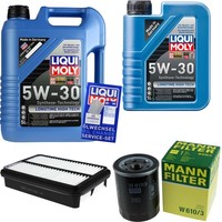Mann Inspektionspaket Liqui Moly 6L 5W-30 FüR Mitsubishi Outlander III 2.2 DI-D