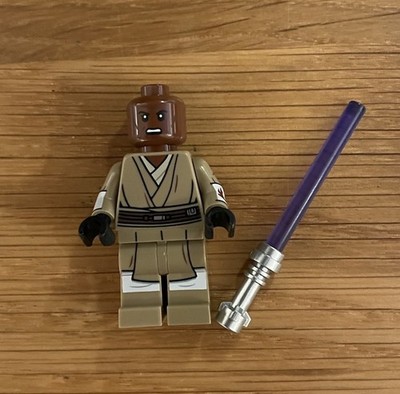 LEGO  Star Wars  SW1205: Mace Windu (Dark TanLegs, Open Mouth, Printed Arms) NEU