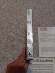 Ballblazer (Atari 7800) - Box & Instructions Manual - NO GAME - READ!