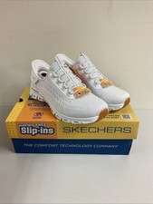 Skechers Women's Hands Free Slip-Ins, Size 6W, White