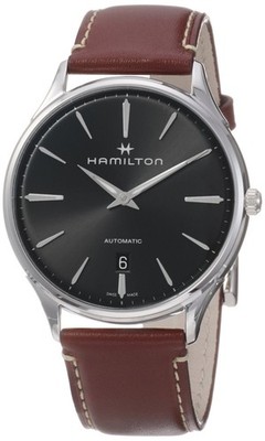 Unbenutzte HAMILTON Jazzmaster Thinline H38525881 Grau Automatik Herrenuhr in...