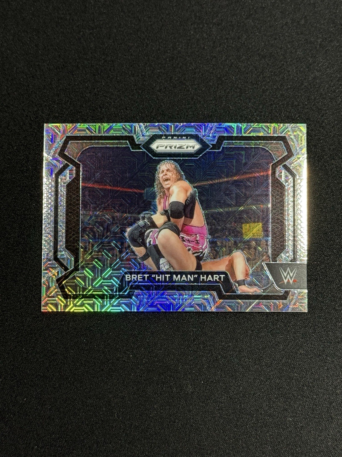 2024 Panini Prizm WWE Bret “Hitman” Hart Mojo /25