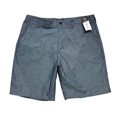 Hurley Men  s 20  Hybrid Walk Shorts Size 40 Blue 2-Way Stretch Sweat-Wicking NWT