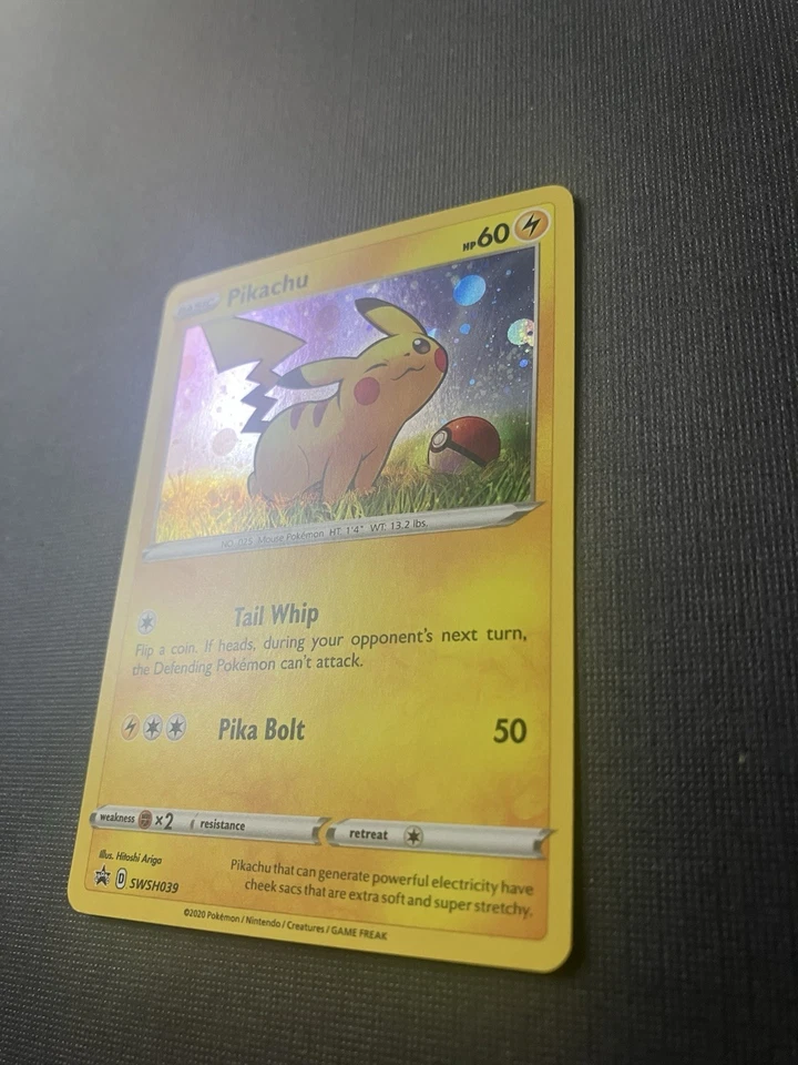 Pikachu SWSH039 SWSH: Sword & Shield Promo Cards Holo - Image 3 of 3
